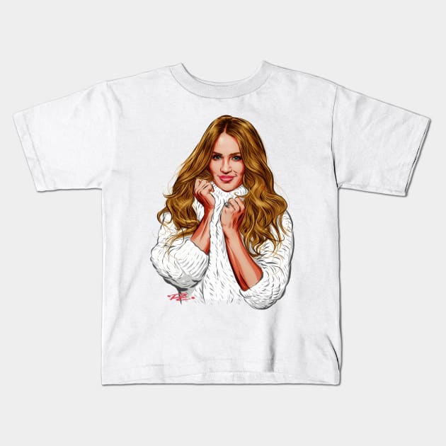 Carrie Underwood - An illustration by Paul Cemmick Kids T-Shirt by PLAYDIGITAL2020